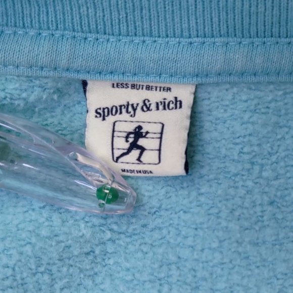 Health Sporty & Rich Health Crewneck Sweet Blue - Picture 6 of 10